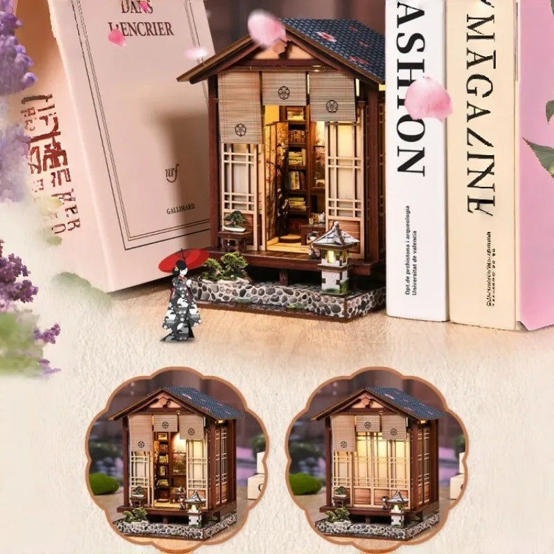 Moss-Lantern Harmony Garden - Casa en miniatura