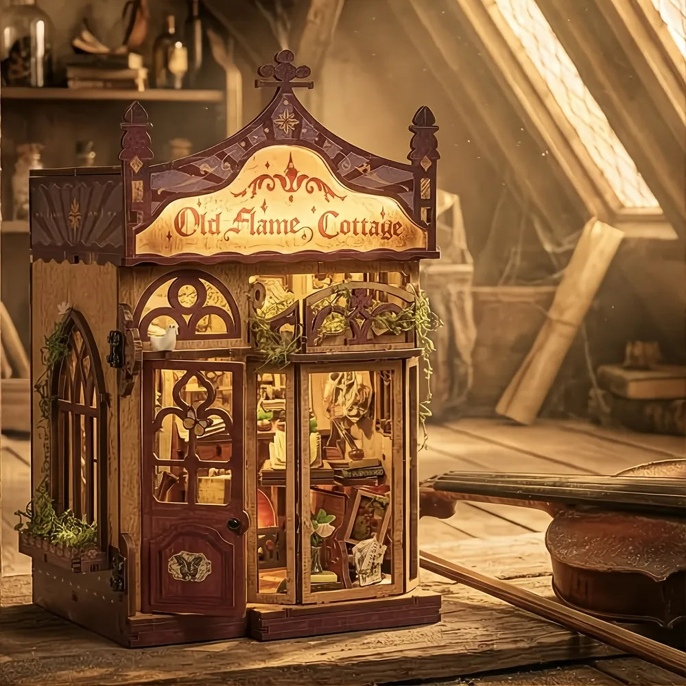 Old Flame Cottage - House miniature DIY