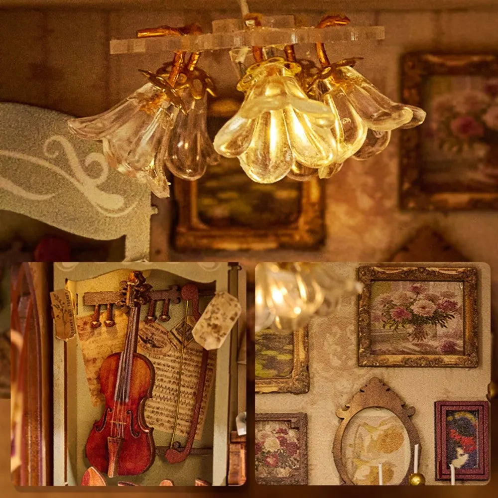 Old Flame Cottage - House miniature DIY