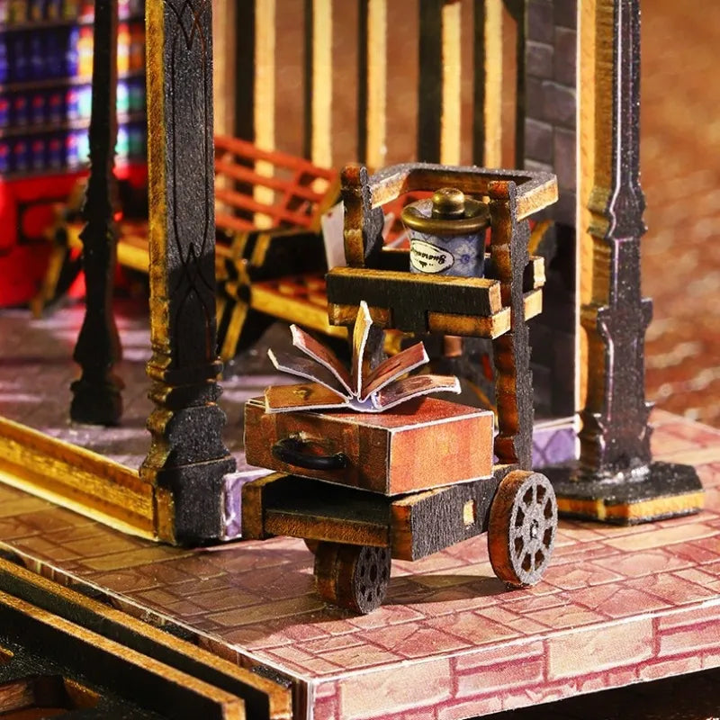 Rail Track Secluded City - House miniature DIY