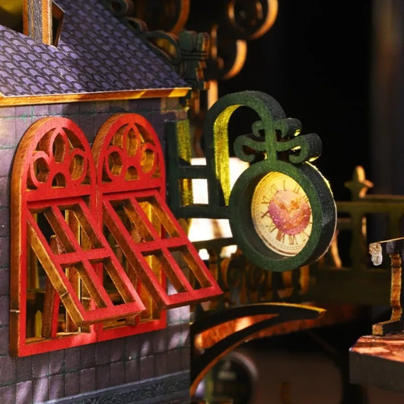 Rail Track Secluded City - House miniature DIY