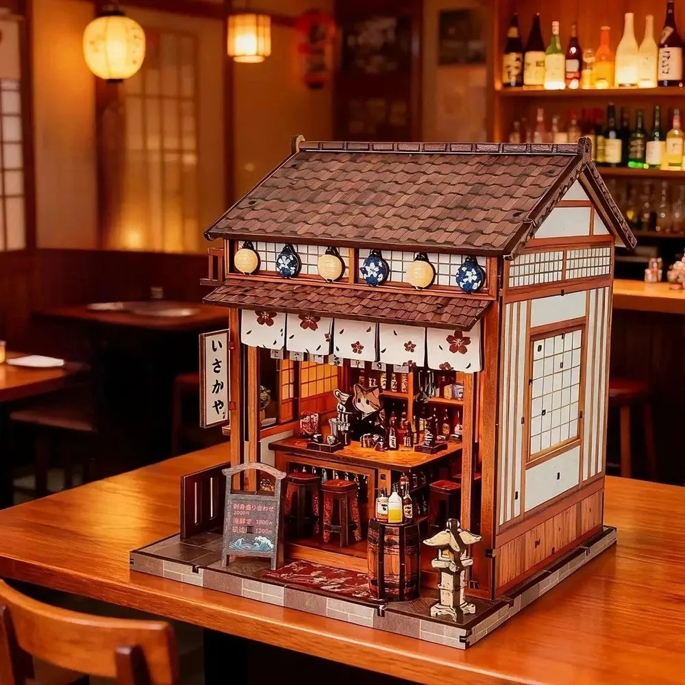 Sakura Curtain Izakaya - DIY mini house