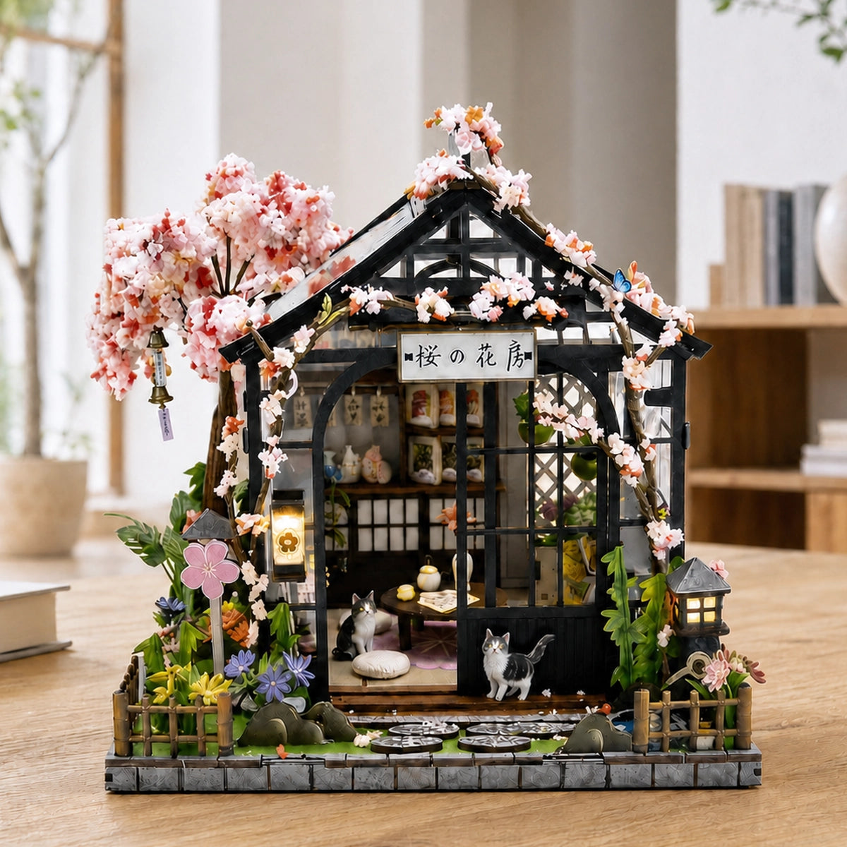 Spring Sakura Greenhouse - Miniatura casa