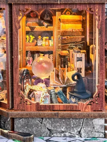 Escaparate de objetos mágicos