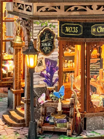 Fachada de la tienda mágica
