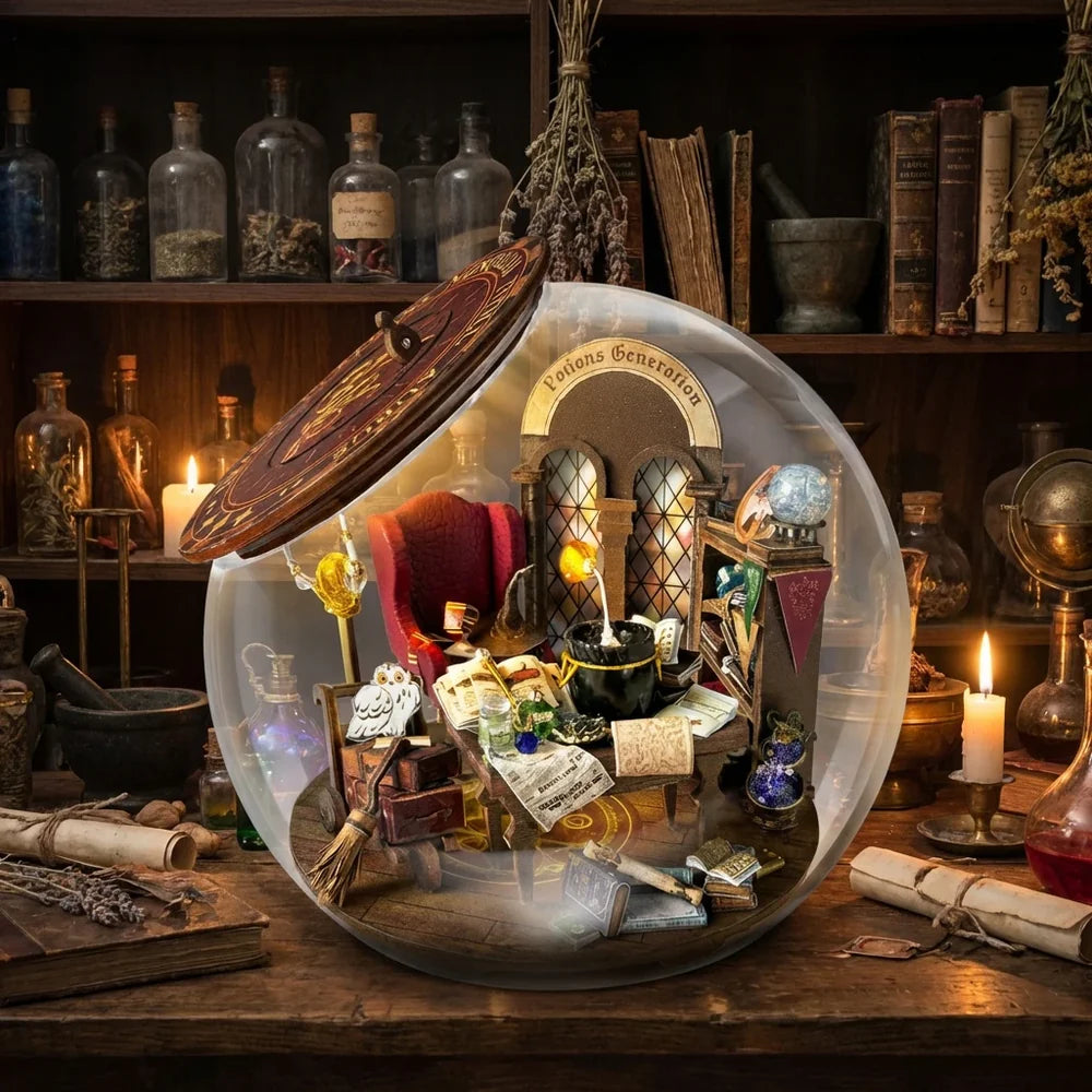 Underground Potion Castle - Diorama en cúpula