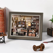 Habitación de costura de Lily | Diorama enmarcado - Marco 3D