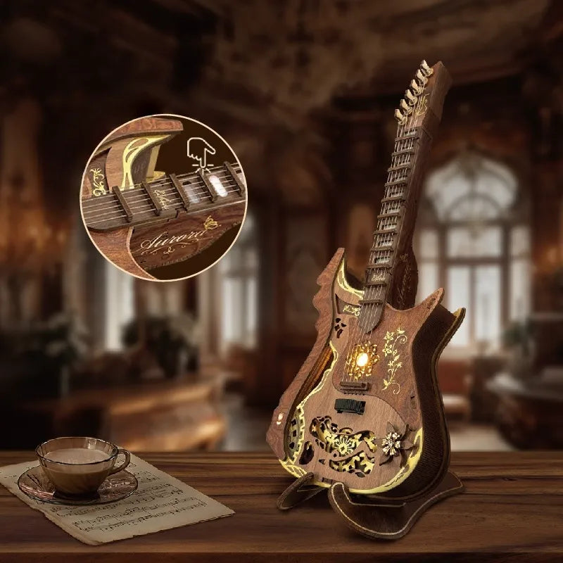 Aurora Electric Guitar - Puzzle 3D DIY