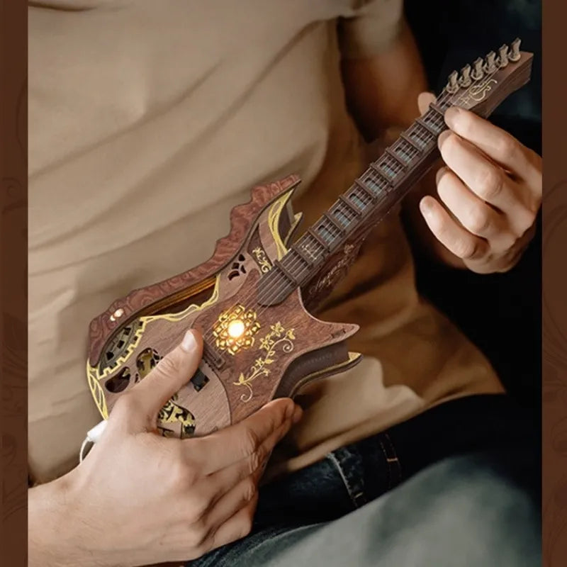 Aurora Electric Guitar - Puzzle 3D DIY