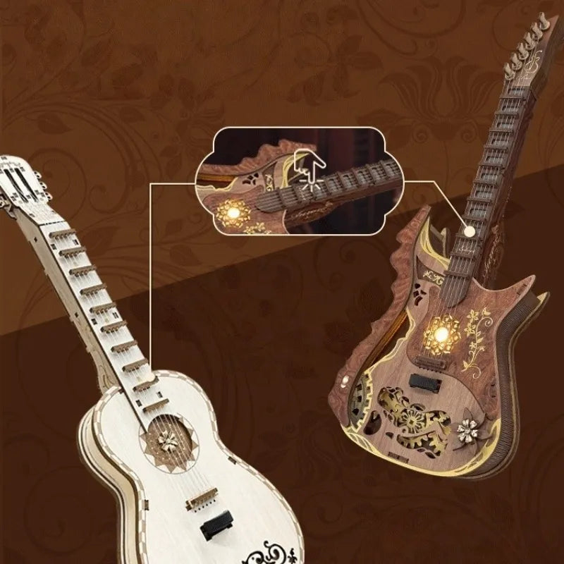Aurora Electric Guitar - Puzzle 3D DIY