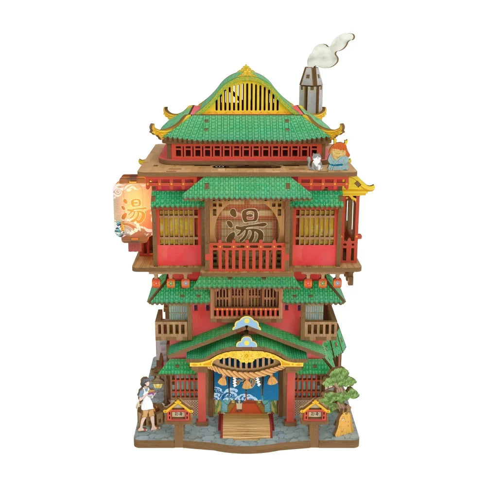 Onsen Saga - Rompecabezas 3D de madera