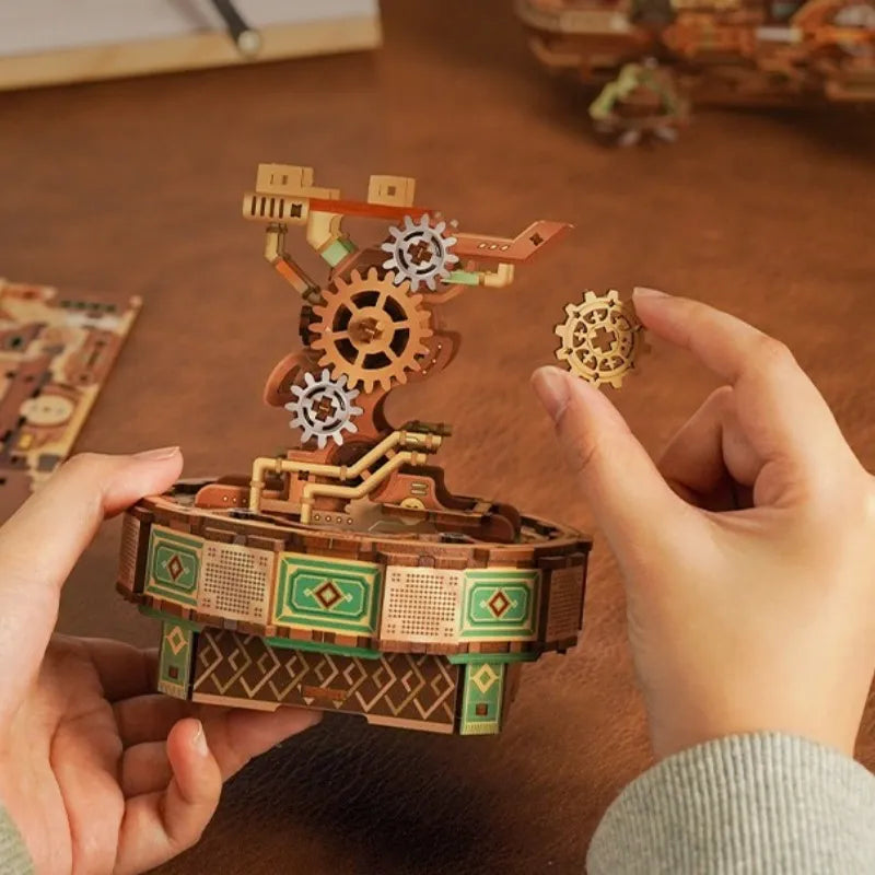 Sailing In Fog - Rompecabezas 3D de madera