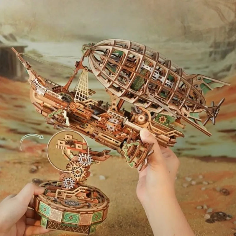Sailing In Fog - Rompecabezas 3D de madera