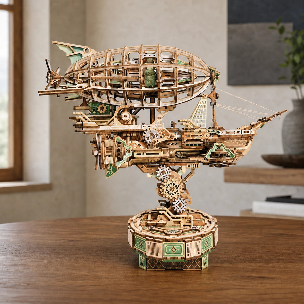 Sailing In Fog - Rompecabezas 3D de madera