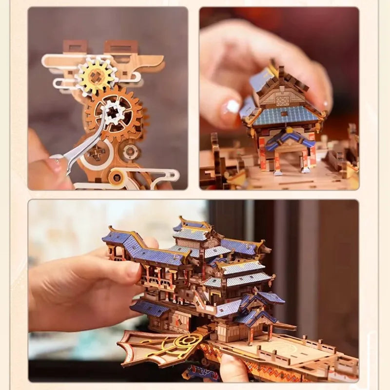 Wind Voyager - Puzzle 3D de madera