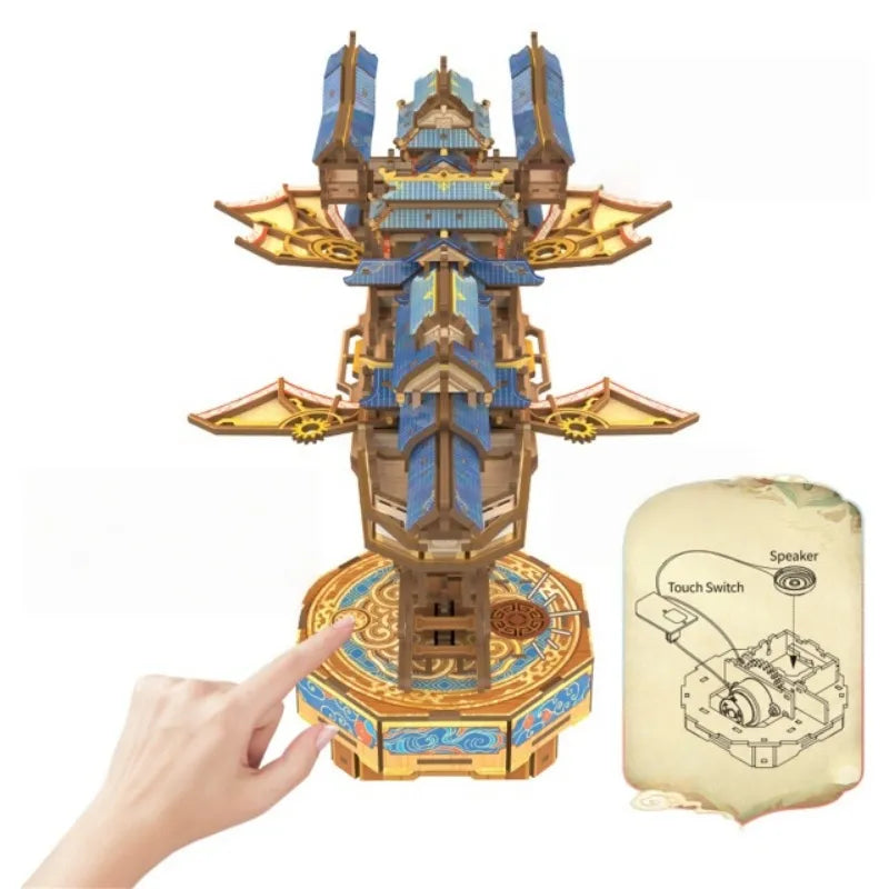 Wind Voyager - Puzzle 3D de madera