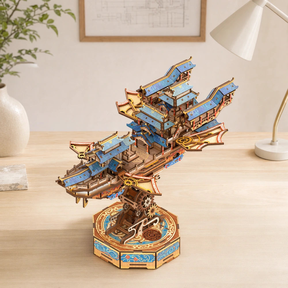 Wind Voyager - Puzzle 3D de madera